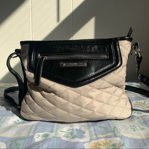 Nine West Cushioned Cream and Black Bag